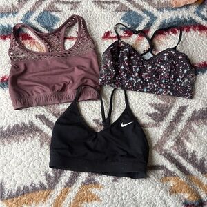 Bundle of 3 sports bras